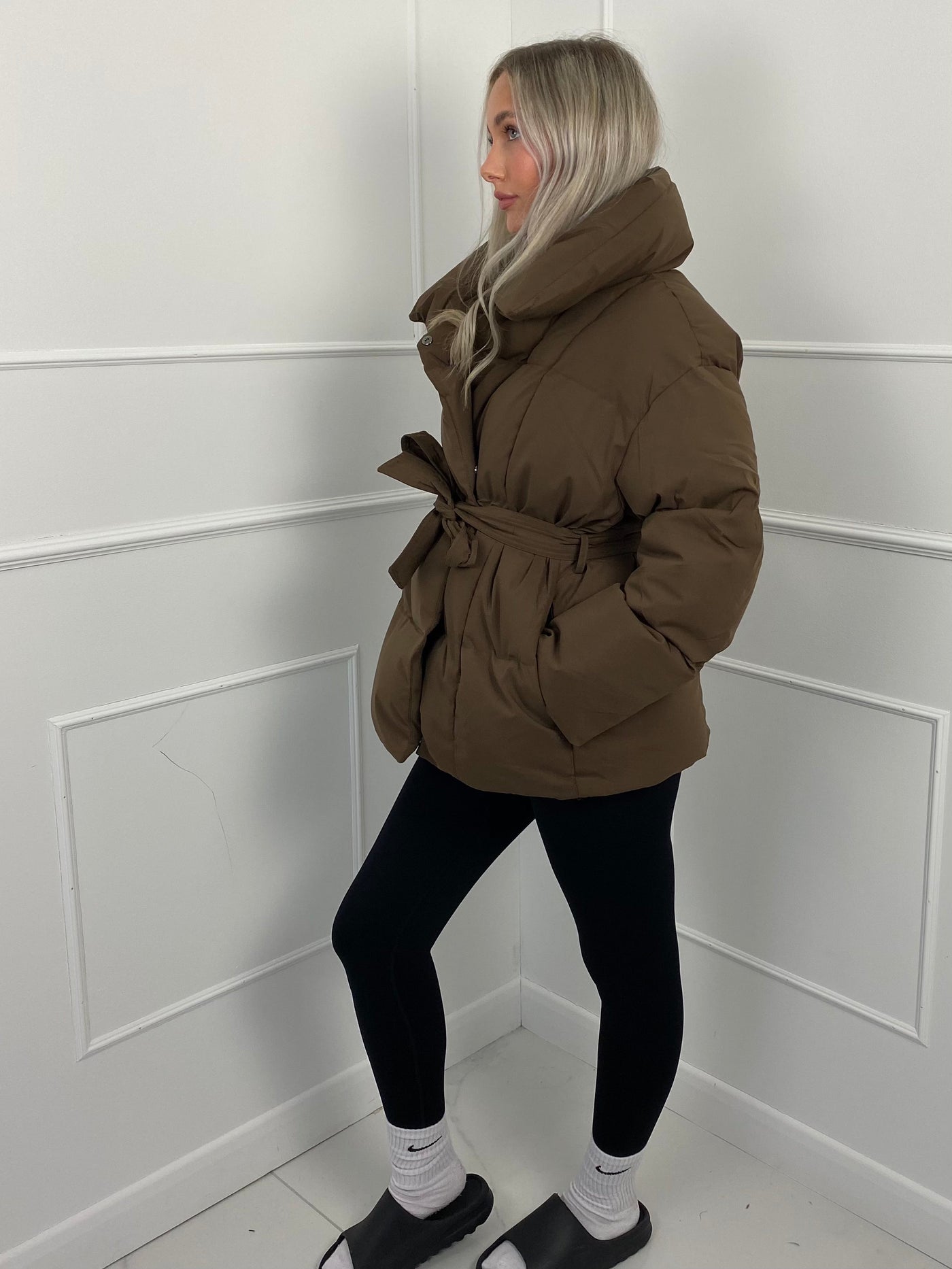 Emily - Short Belted Puffer Jacket