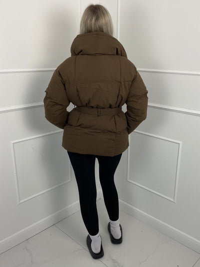 Emily - Short Belted Puffer Jacket