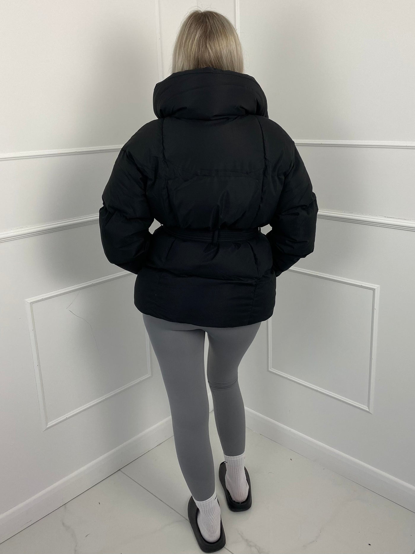 Emily - Short Belted Puffer Jacket