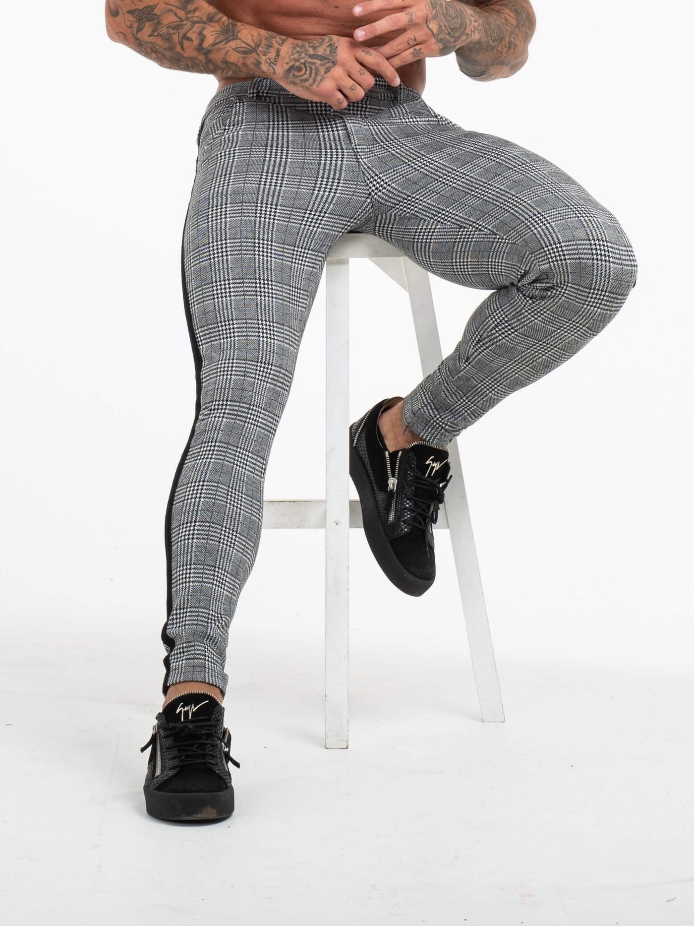 Grey&Black Motion Trousers