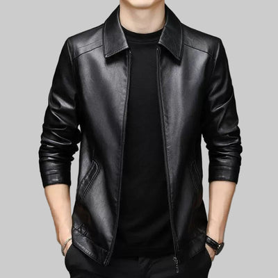 Relaxed Leather Jacket