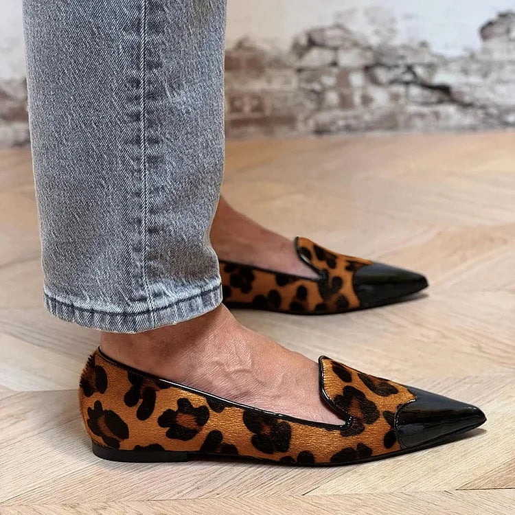 Emeryn Animal Print Flats