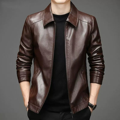 Relaxed Leather Jacket