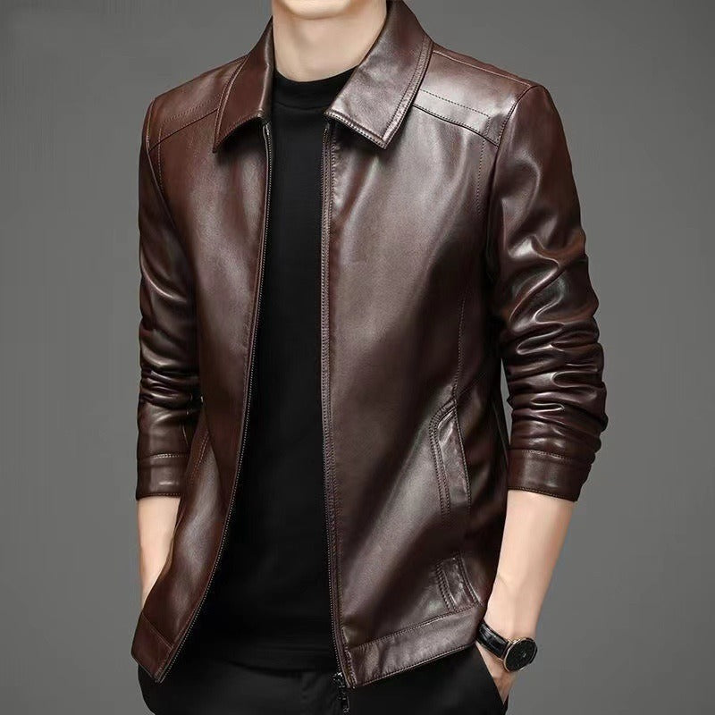 Relaxed Leather Jacket