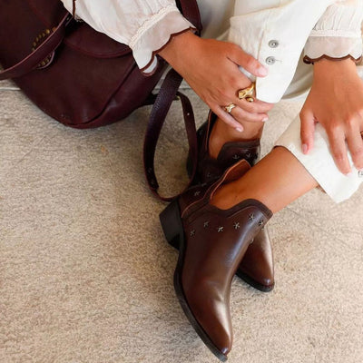 Arden Studded Western Boots