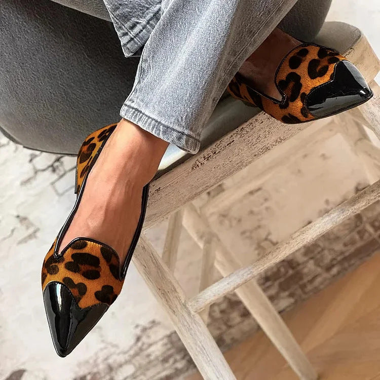 Emeryn Animal Print Flats