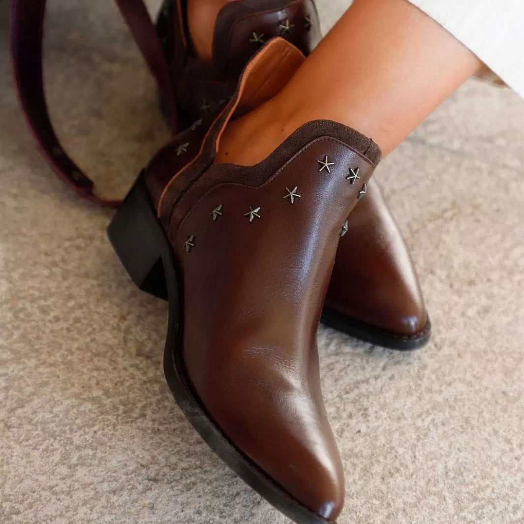 Arden Studded Western Boots