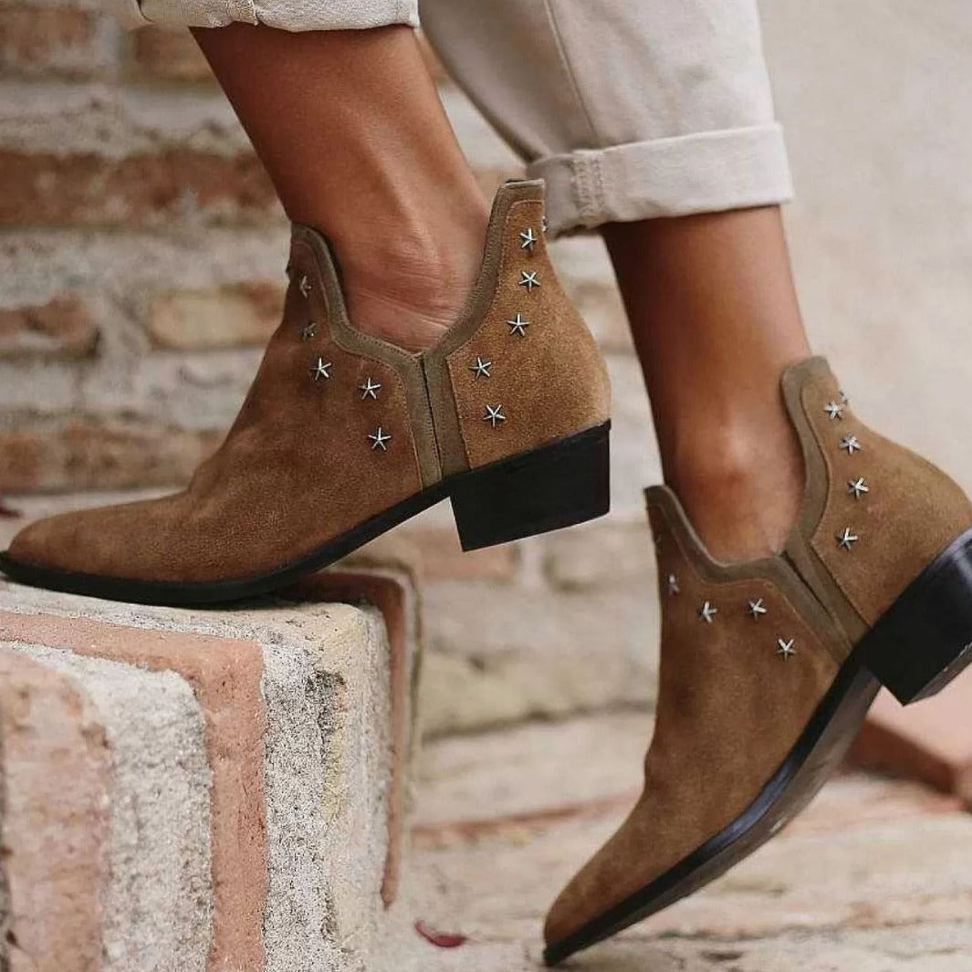 Arden Studded Western Boots