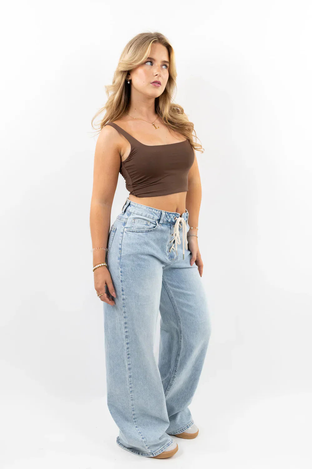 LEAH ROPE LOOSE FIT JEANS