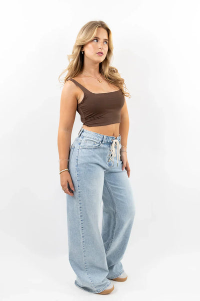 LEAH ROPE LOOSE FIT JEANS