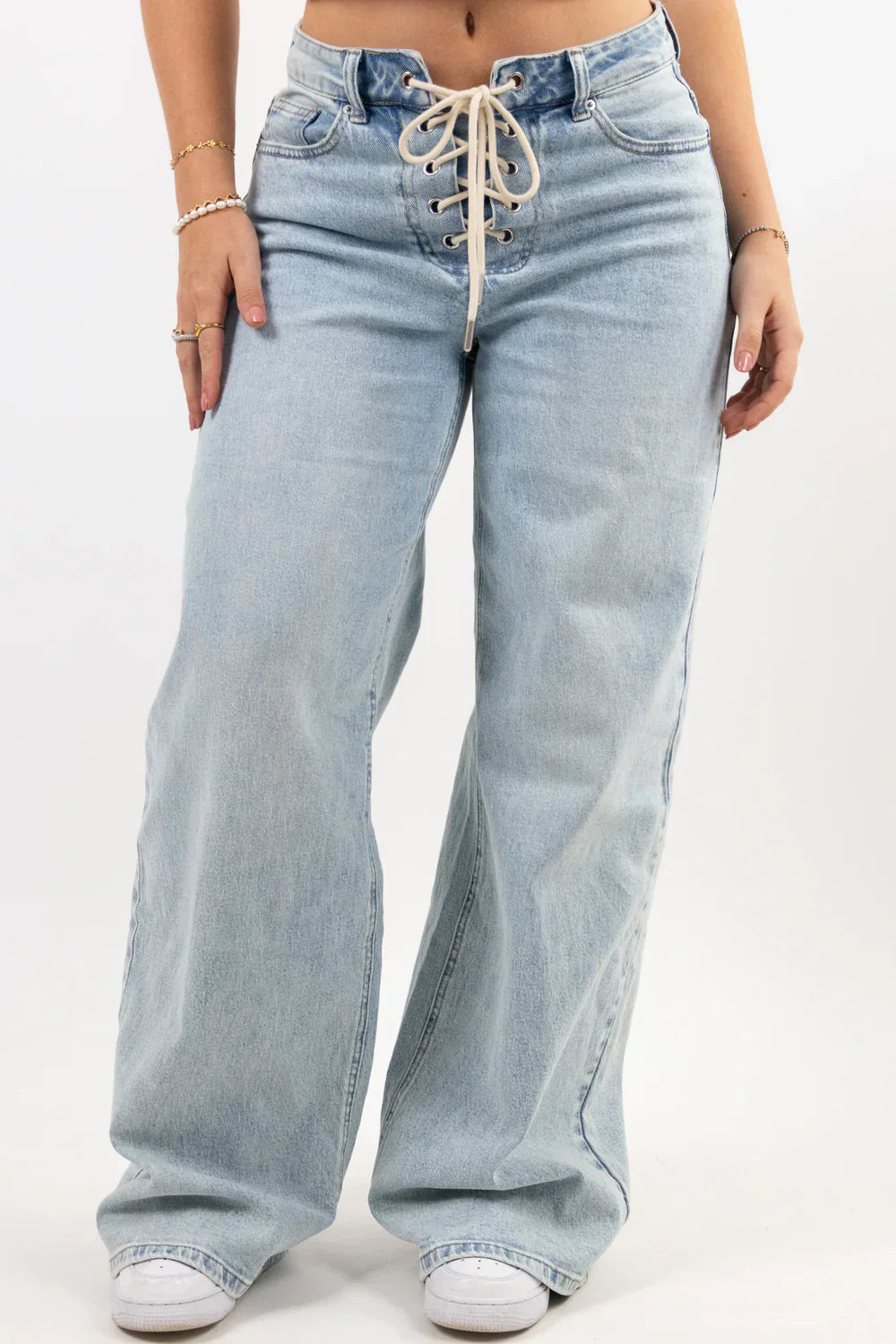 LEAH ROPE LOOSE FIT JEANS