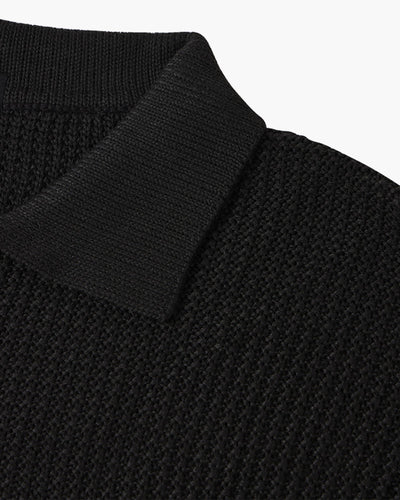Essential Cotton Knit Zip-Neck
