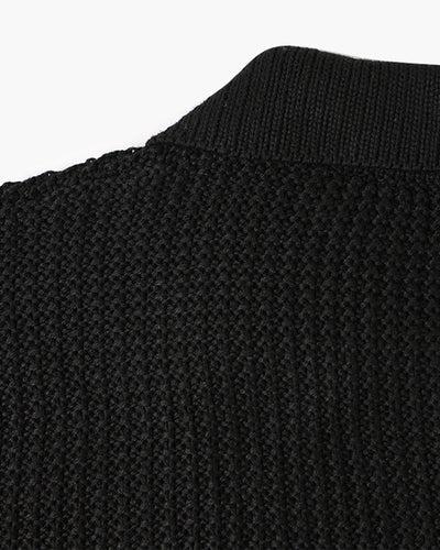 Essential Cotton Knit Zip-Neck