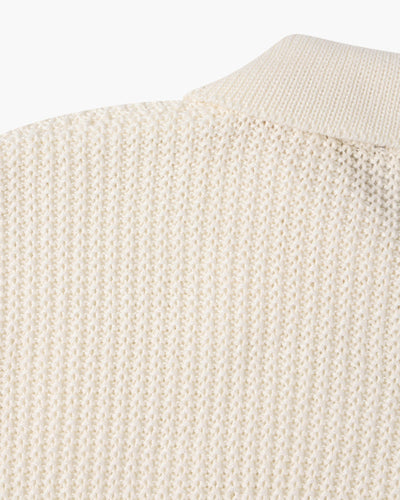 Essential Cotton Knit Zip-Neck