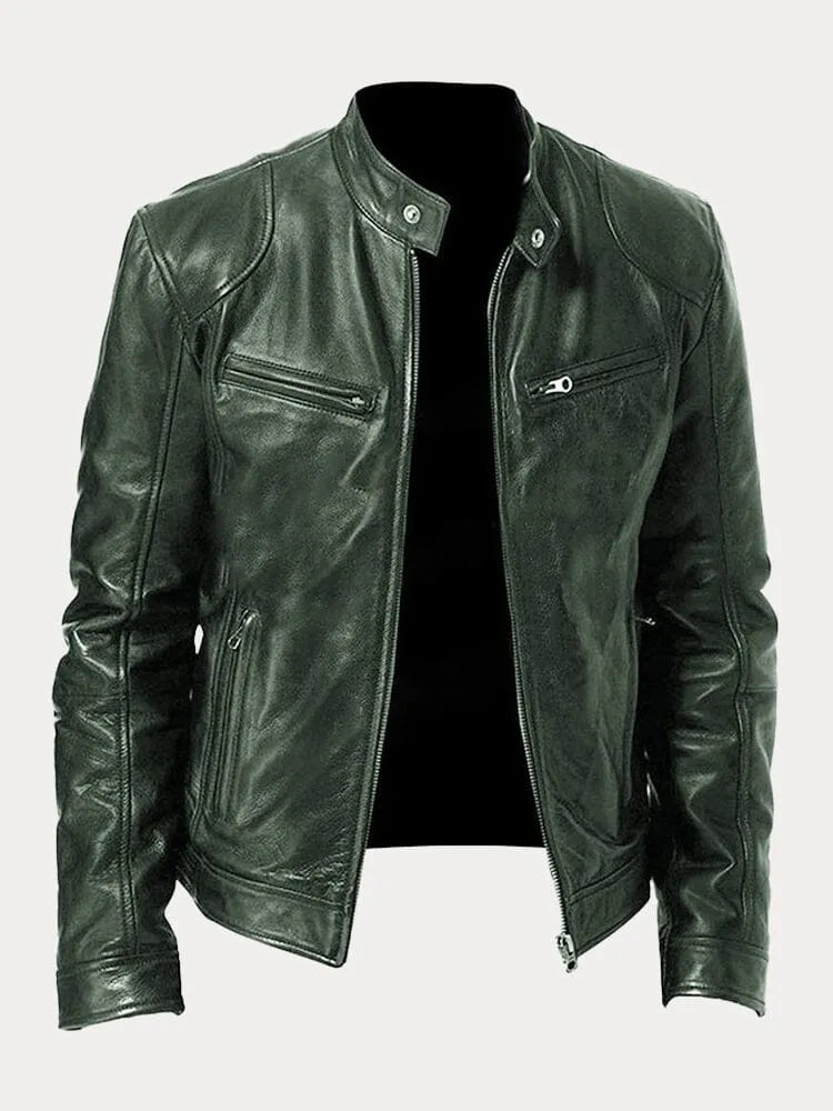 Genuine Leather Biker Jacket