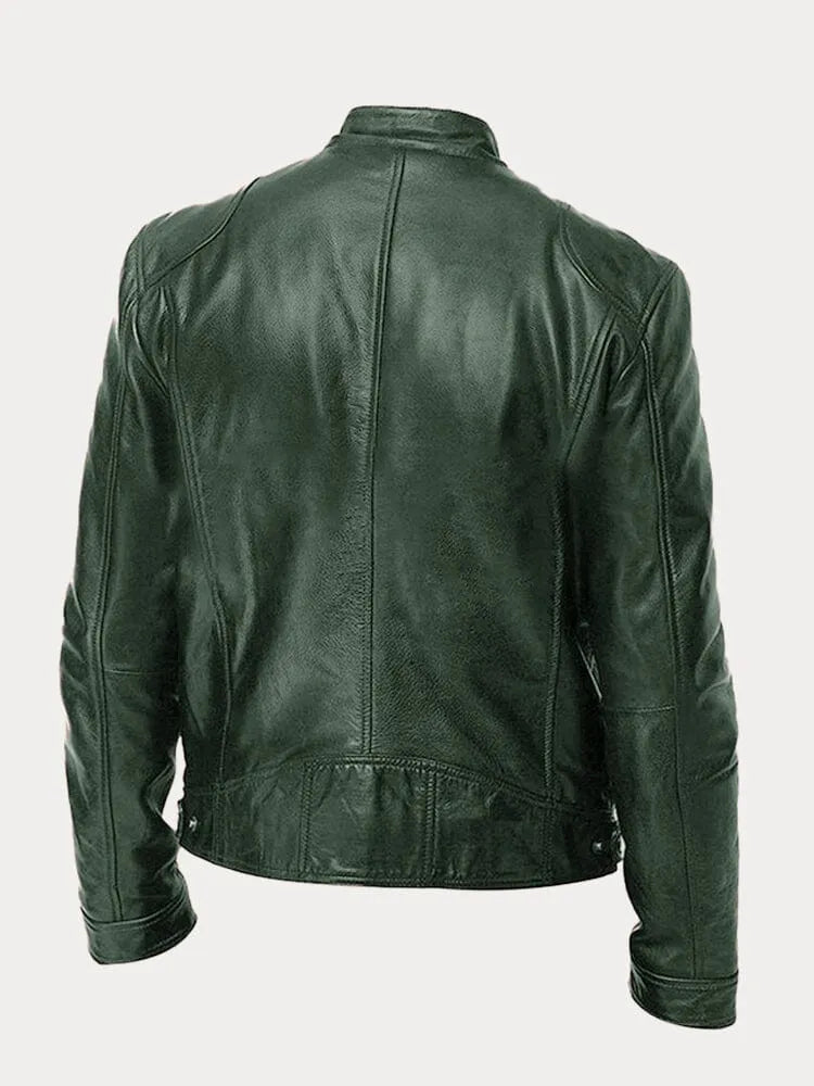Genuine Leather Biker Jacket