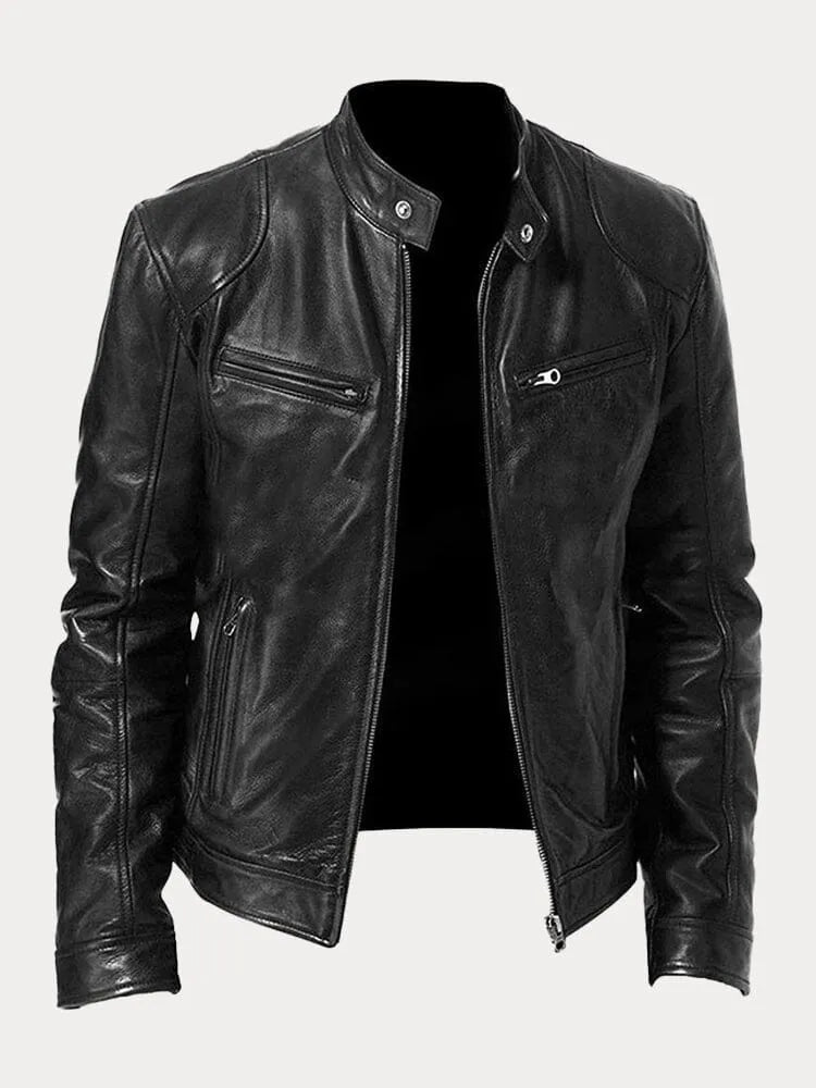Genuine Leather Biker Jacket