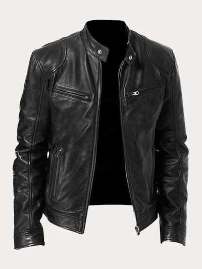 Genuine Leather Biker Jacket