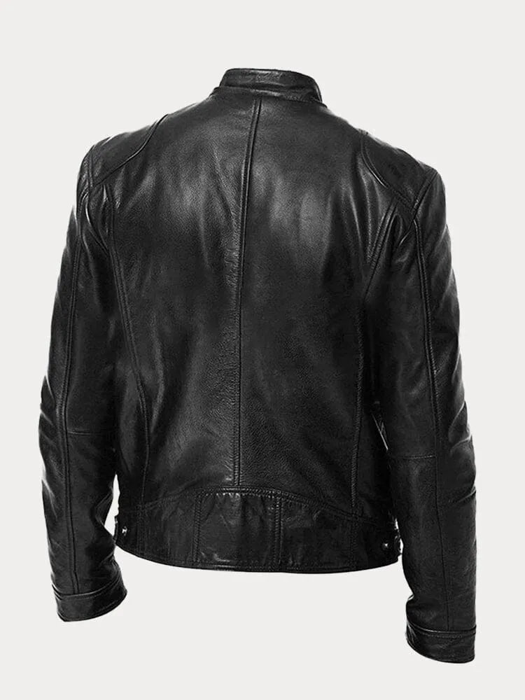 Massimo Casual Leather Jacket