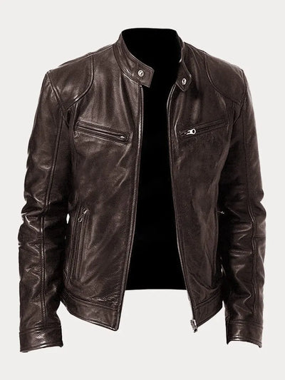 Massimo Casual Leather Jacket