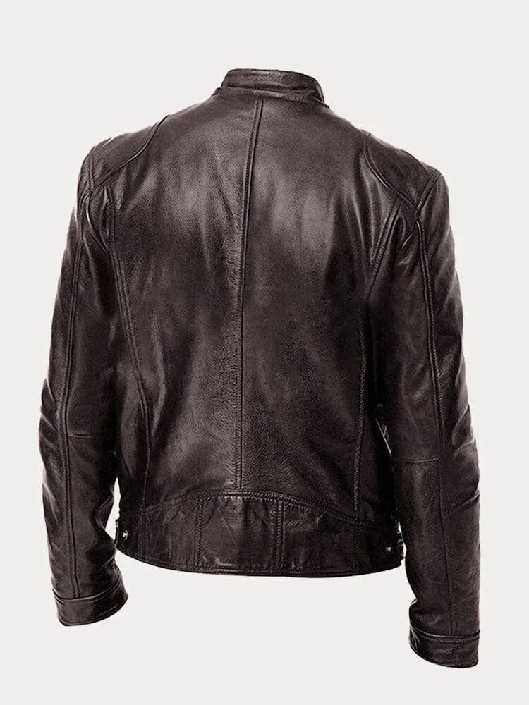Massimo Casual Leather Jacket