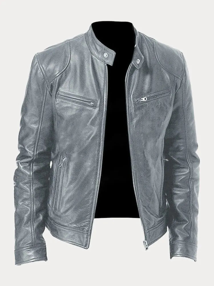 Genuine Leather Biker Jacket