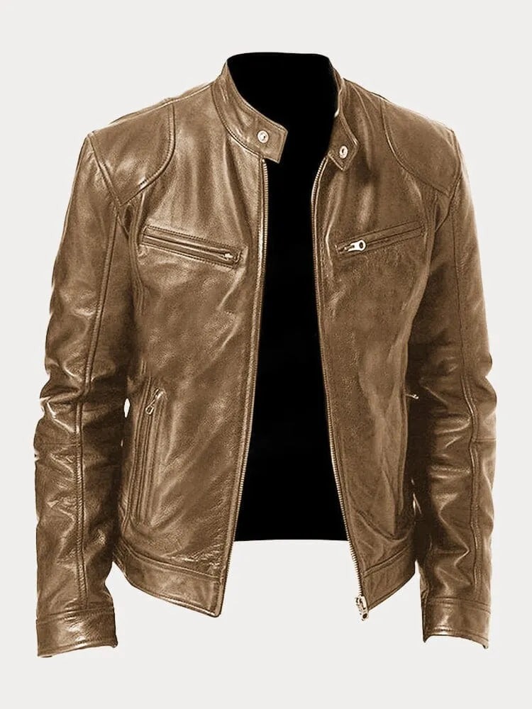 Massimo Casual Leather Jacket