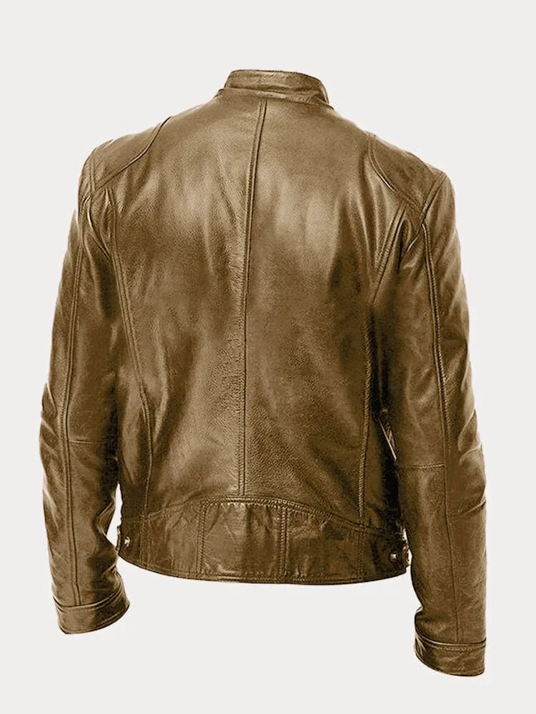 Massimo Casual Leather Jacket