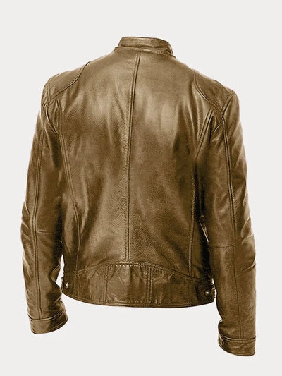 Massimo Casual Leather Jacket