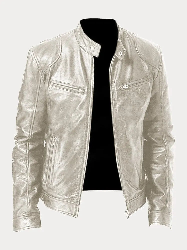 Genuine Leather Biker Jacket