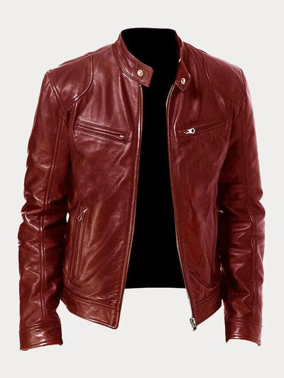 Genuine Leather Biker Jacket