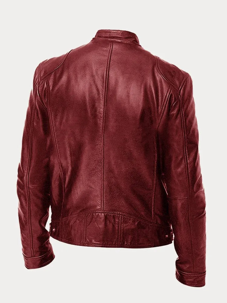 Massimo Casual Leather Jacket