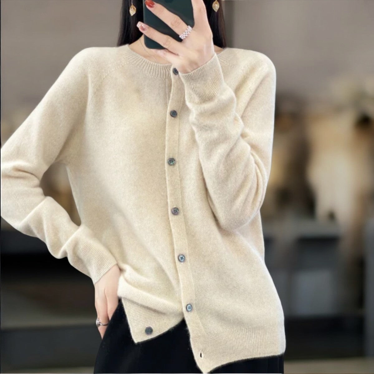 Miran Classic Knit Cardigan