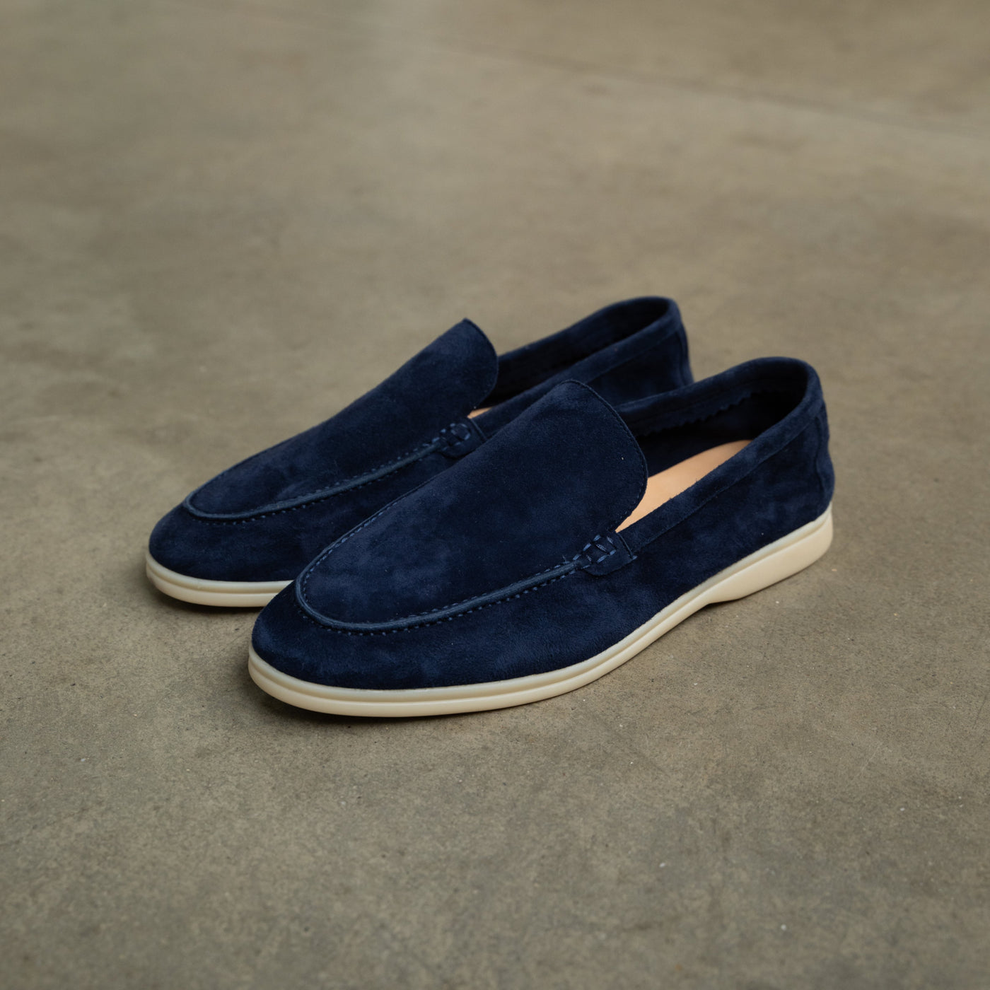 Elegant Navy Blue Loafers