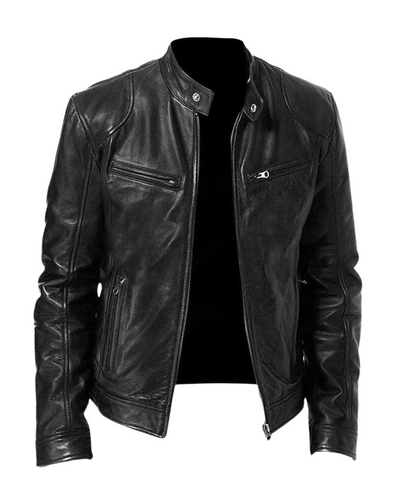 Genuine Leather Biker Jacket