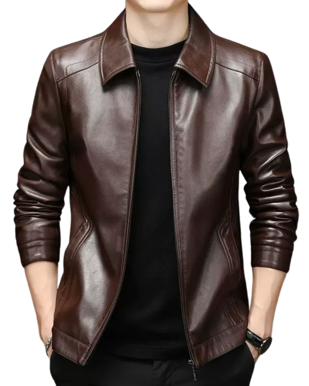 Relaxed Leather Jacket