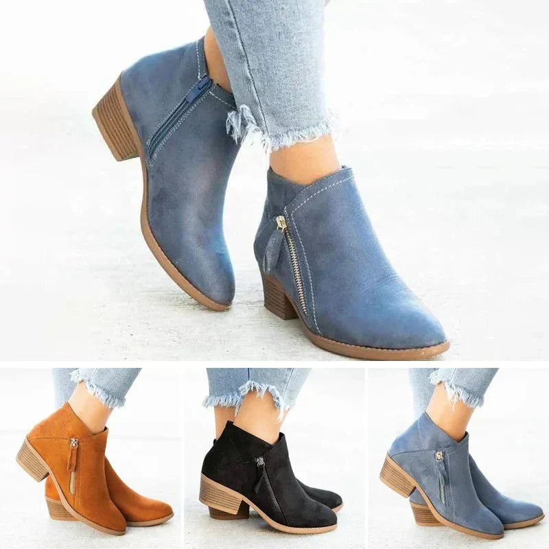 Lyla Side-Zip Boots