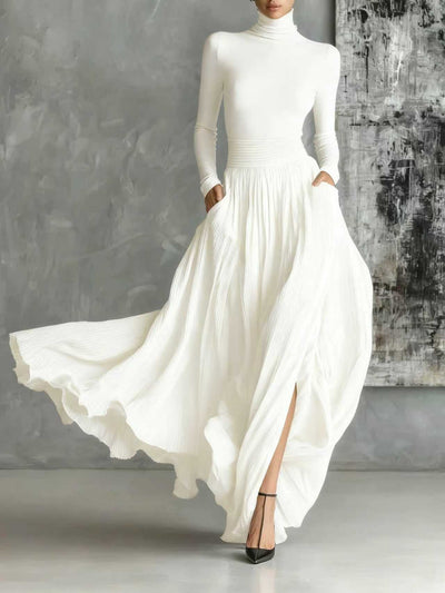 Harper Elegant High-Flow Evening Skirt