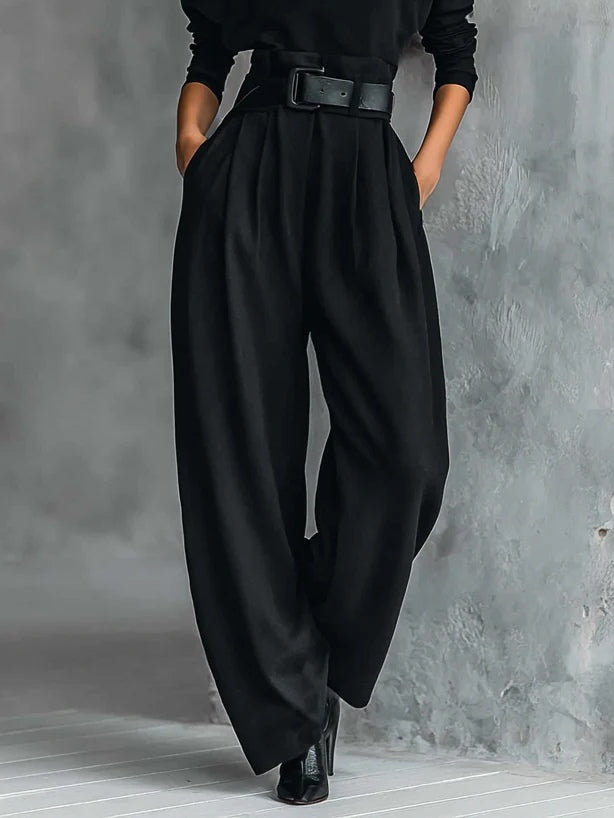 Emily Black High-Neck Jumpsuit