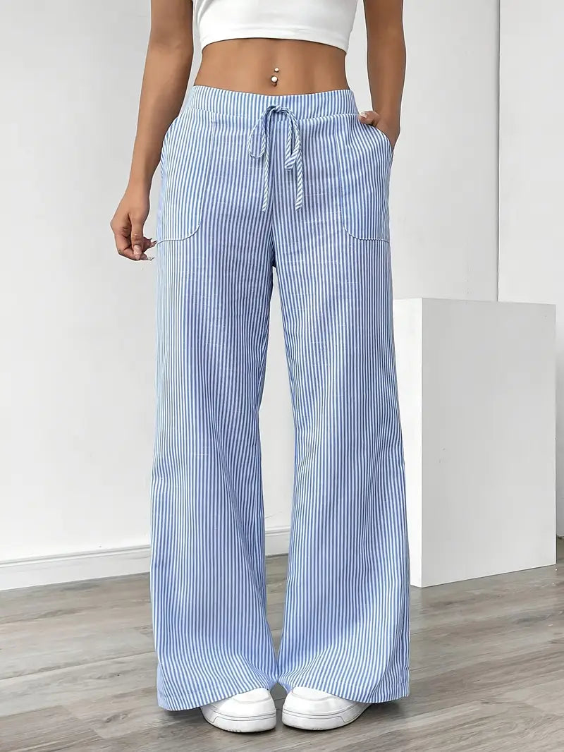 Elena Relaxed Stripe Pants