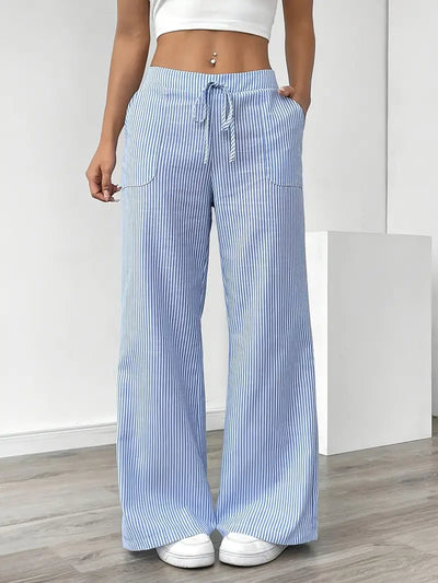 Elena Relaxed Stripe Pants