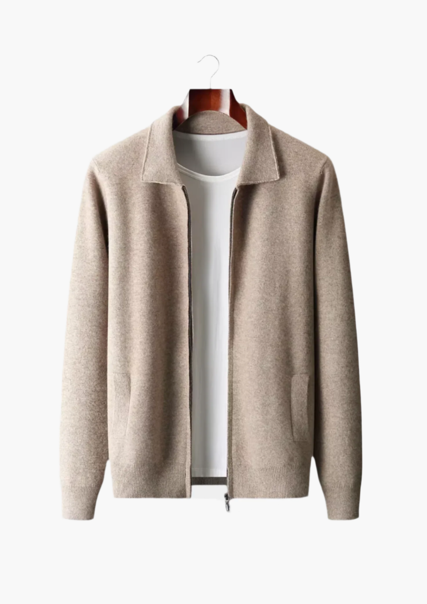 Ultra-Fine Merino Wool Zip