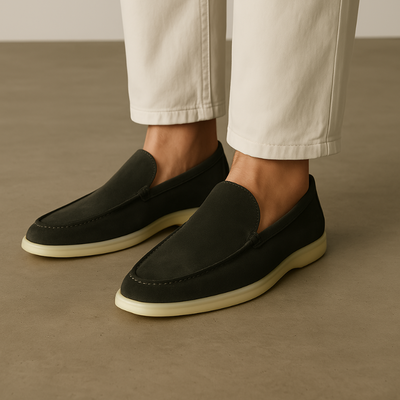 Elegant Dark Green Loafers