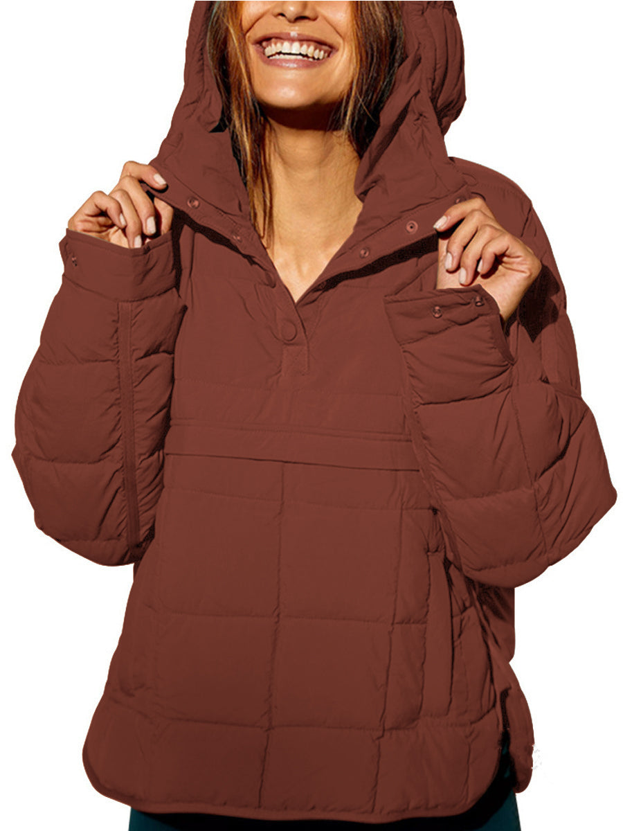 Monroe Oversized Hooded Pullover Jacket