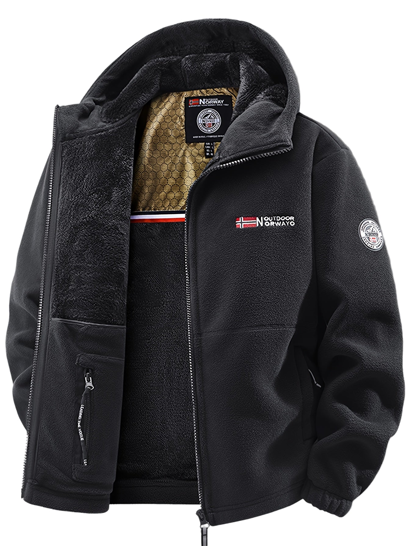 Norwayo Thermal Fleece Winter Jacket