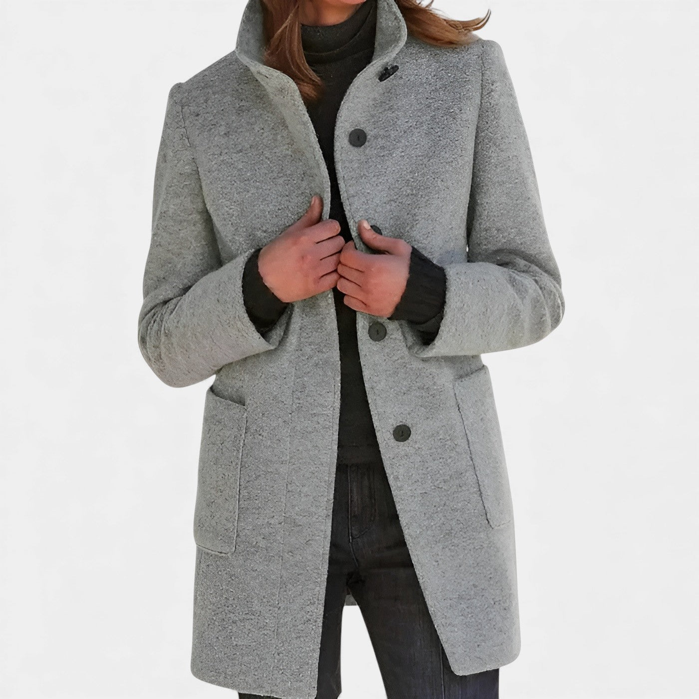 Isabella - Wool Winter Trench Coat