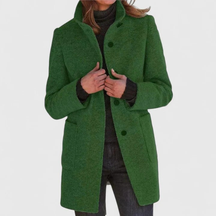 Isabella - Wool Winter Trench Coat