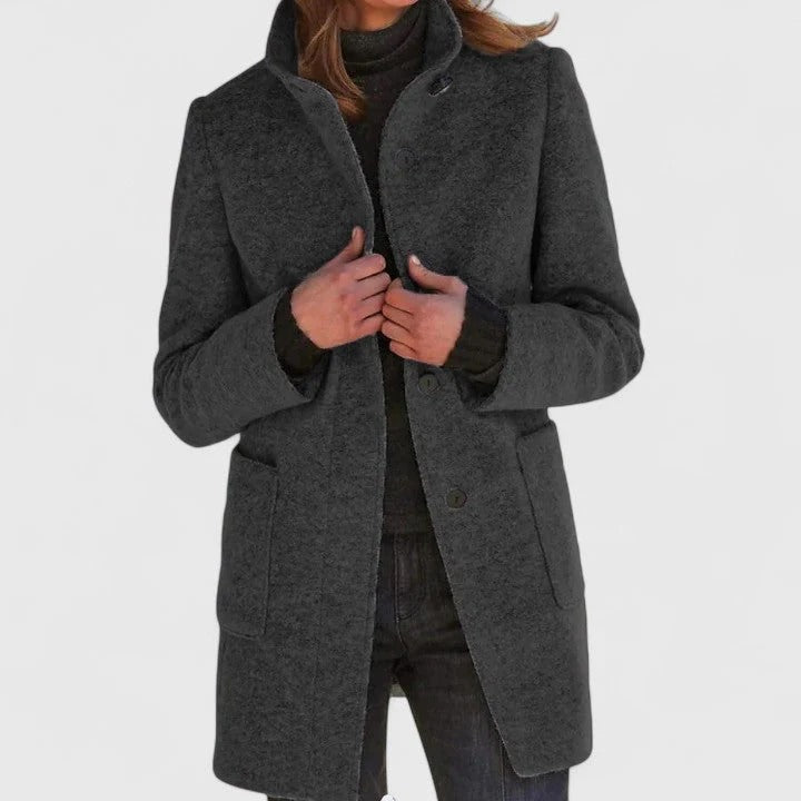 Isabella - Wool Winter Trench Coat