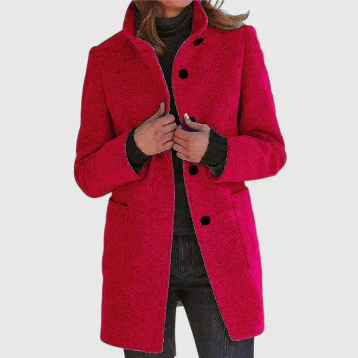 Isabella - Wool Winter Trench Coat