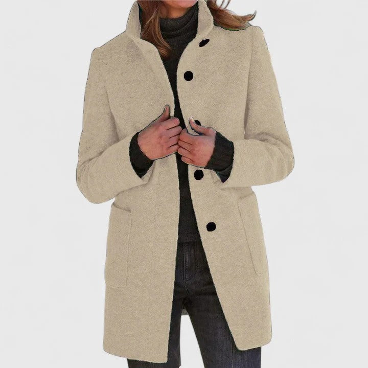 Isabella - Wool Winter Trench Coat